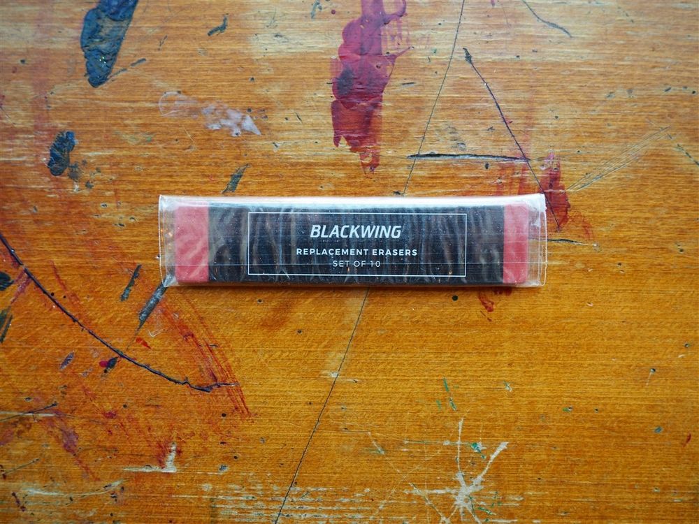 Blackwing - Replacement Erasers (Pack of 10) - Red
