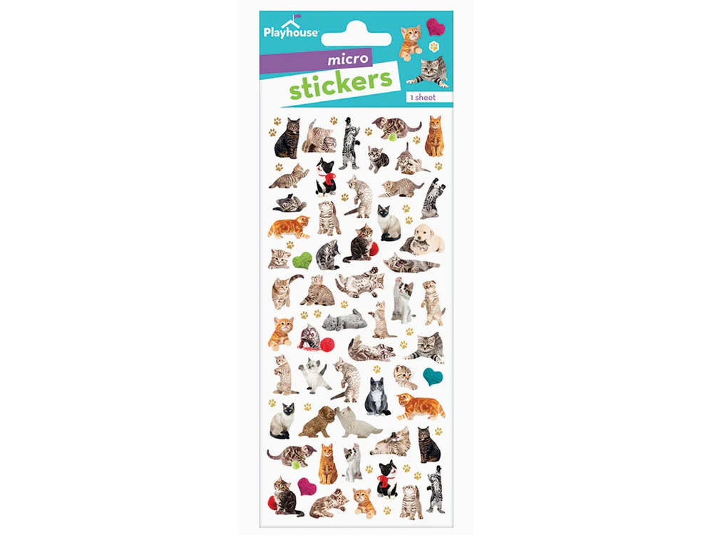 Paper House Productions - Sticker Sheet - Cats Micro