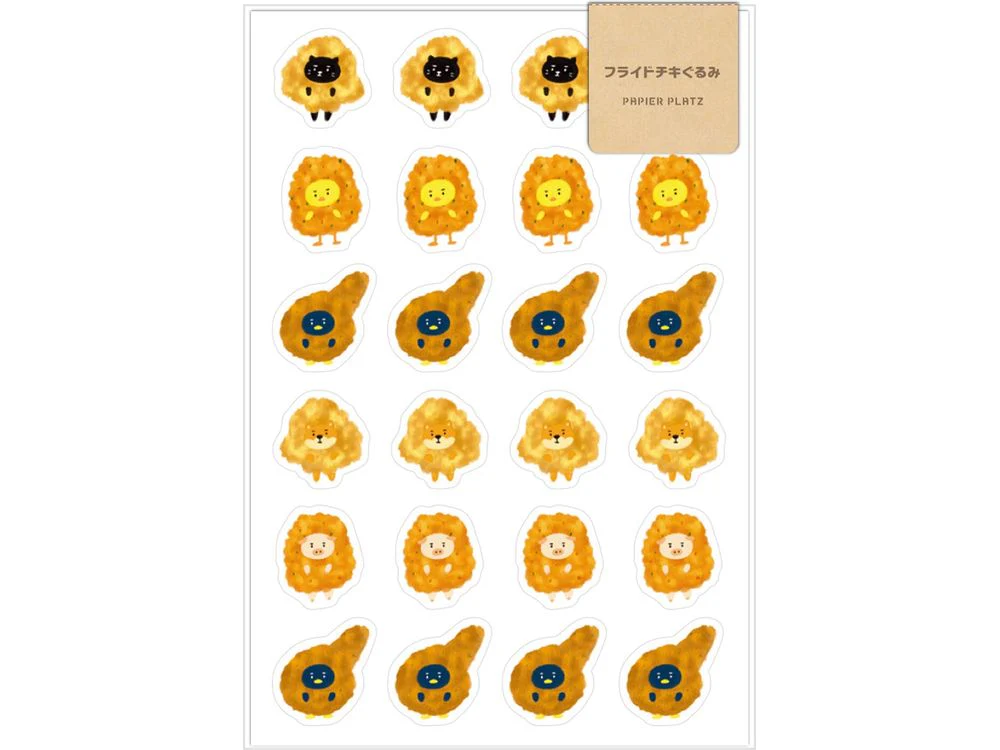 Papier Platz - Sticker Sheet - Fried Chicken (55-019)