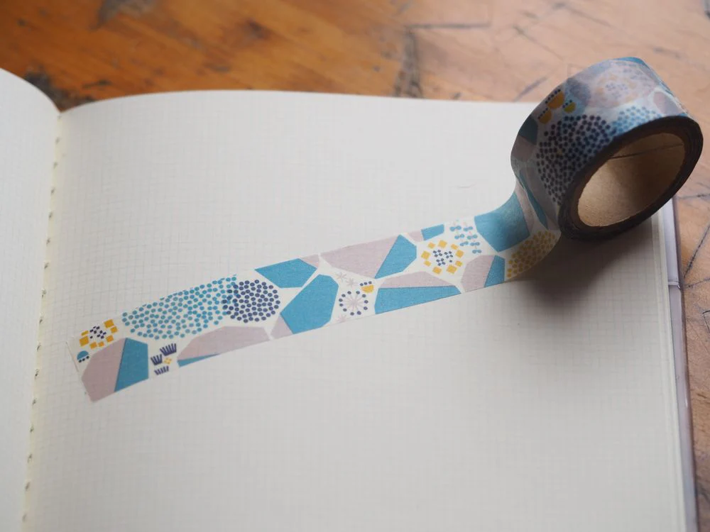 Papier Platz - Washi Tape - Blue (37-692)