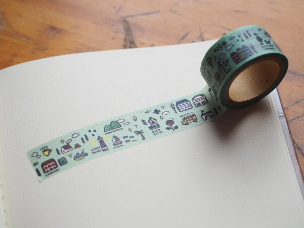 Papier Platz x Eric Small Things - Washi Tape - My City (37-647)