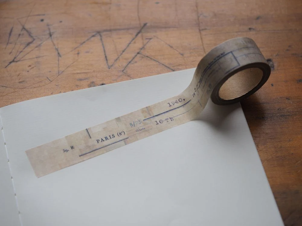 Papier Platz x Sunny Sunday - Washi Tape -  Paris Vintage (37-840)