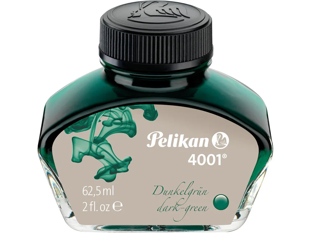 Pelikan 4001 - Fountain Pen Ink (62.5mL) - Dark-Green