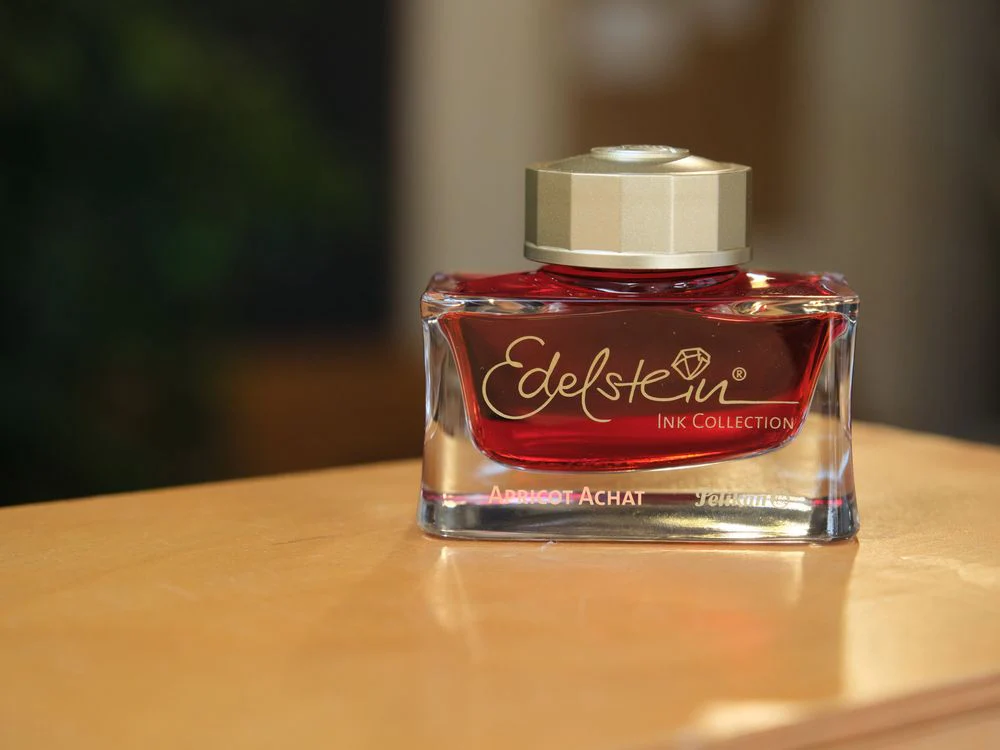 Pelikan Edelstein - Fountain Pen Ink (50mL) - Ink of the Year 2025 - Apricot Achat