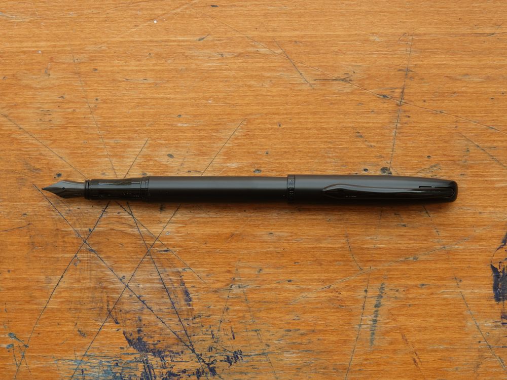 Pelikan Jazz Fountain Pen - Carbon Steel - Image 3
