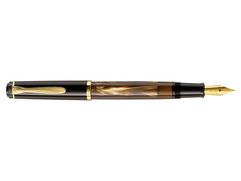 Pelikan M200 Fountain Pen - Brown-Marbled - Image 3