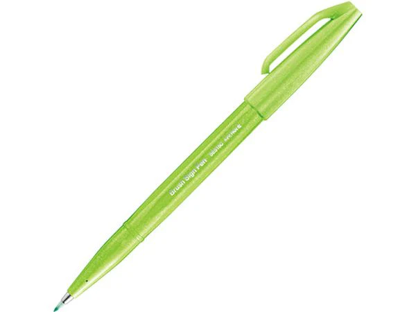 Pentel Brush Sign Pen - Light Green
