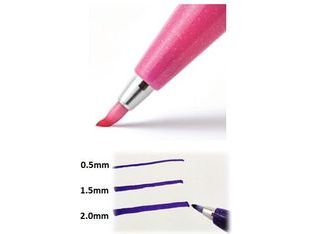 Pentel Brush Sign Pen - Pink Purple - Image 3