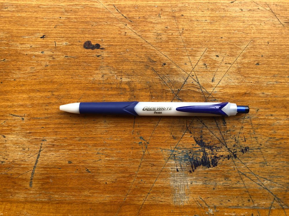 Pentel Glide Write Ballpoint - 1.0mm - Blue