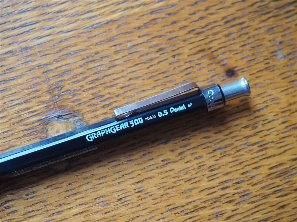 Pentel Graphgear 500 Lead Pencil - 0.5mm - Black - Image 2