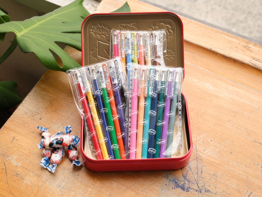 Pentel Mattehop Gel Pen - 1.0mm - Set of 21 - Image 2