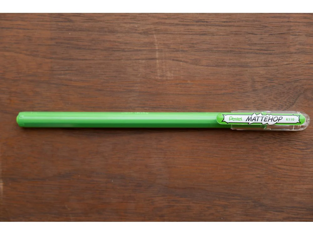 Pentel Mattehop Gel Pen - 1.0mm - Green