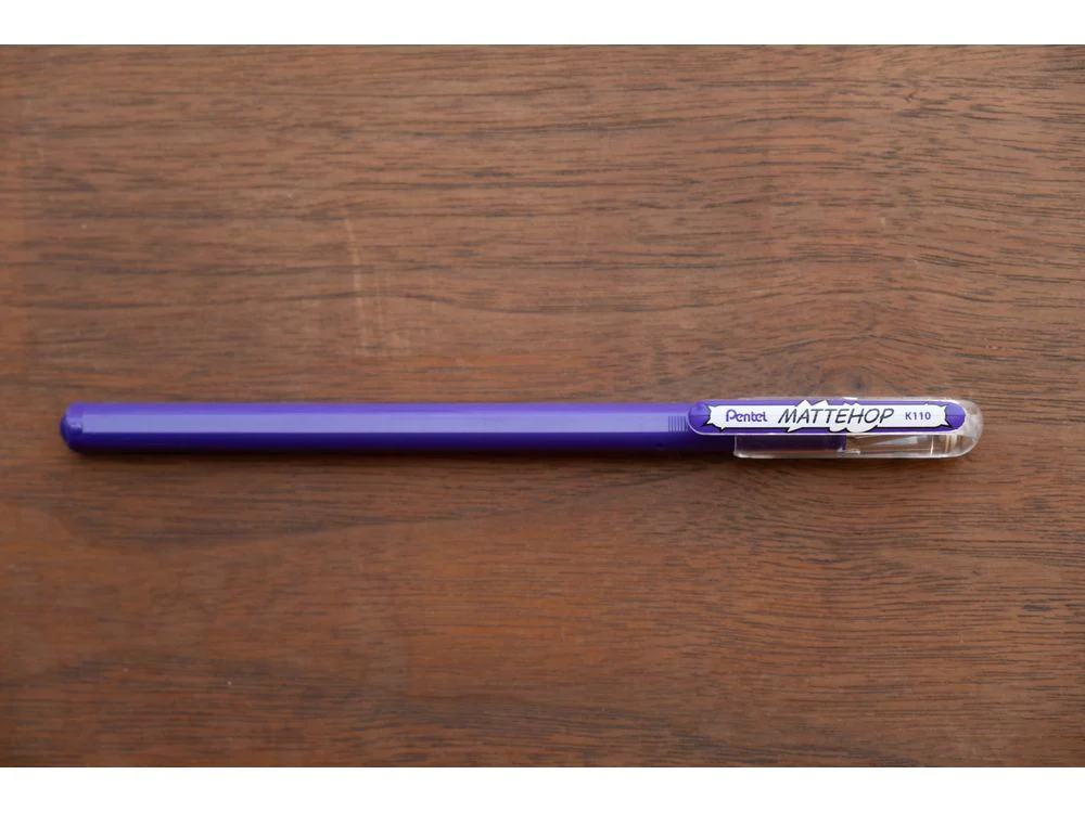 Pentel Mattehop Gel Pen - 1.0mm - Violet