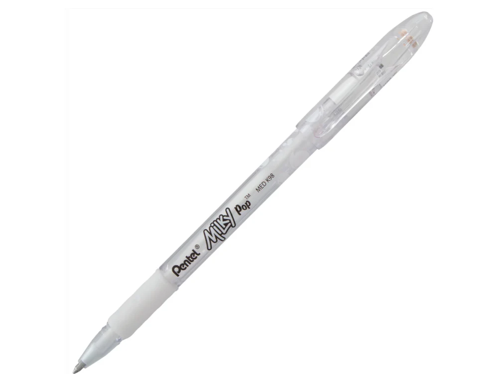 Pentel Milky Pop Gel Pen - 0.8mm - Pastel White