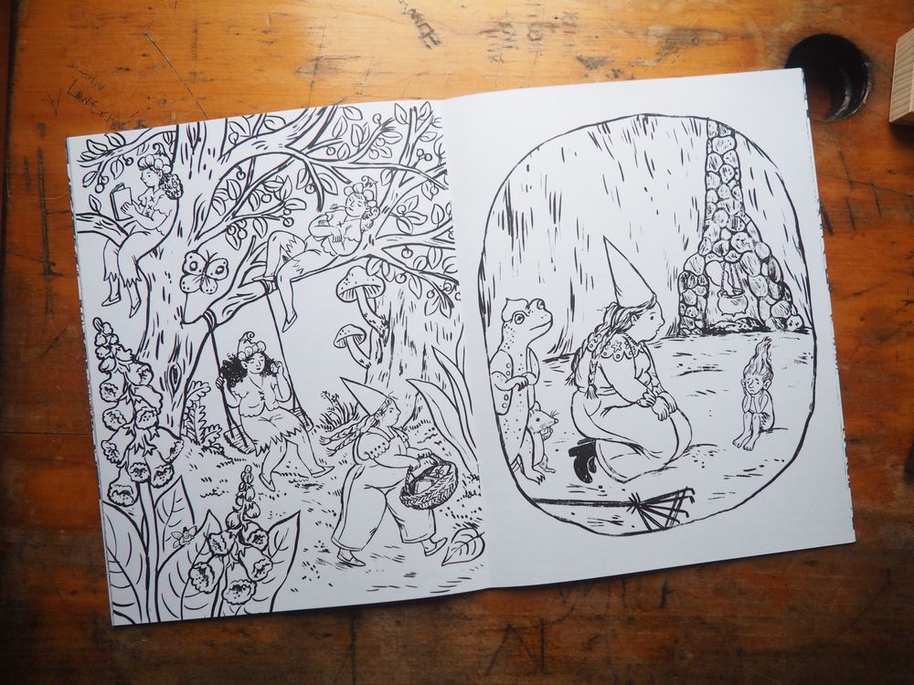 Phoebe Wahl - Coloring Book - Little Witch Hazel - Image 3