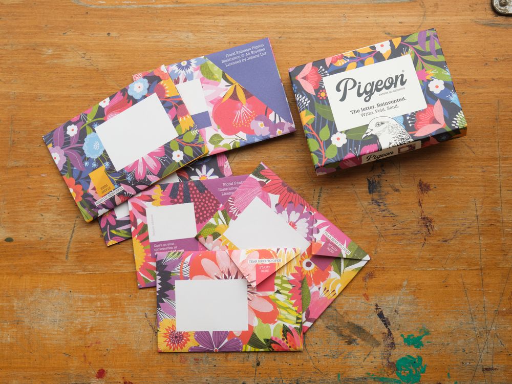 Pigeon - Correspondence Paper - 6 Sheets - Floral Fantasia - Image 2