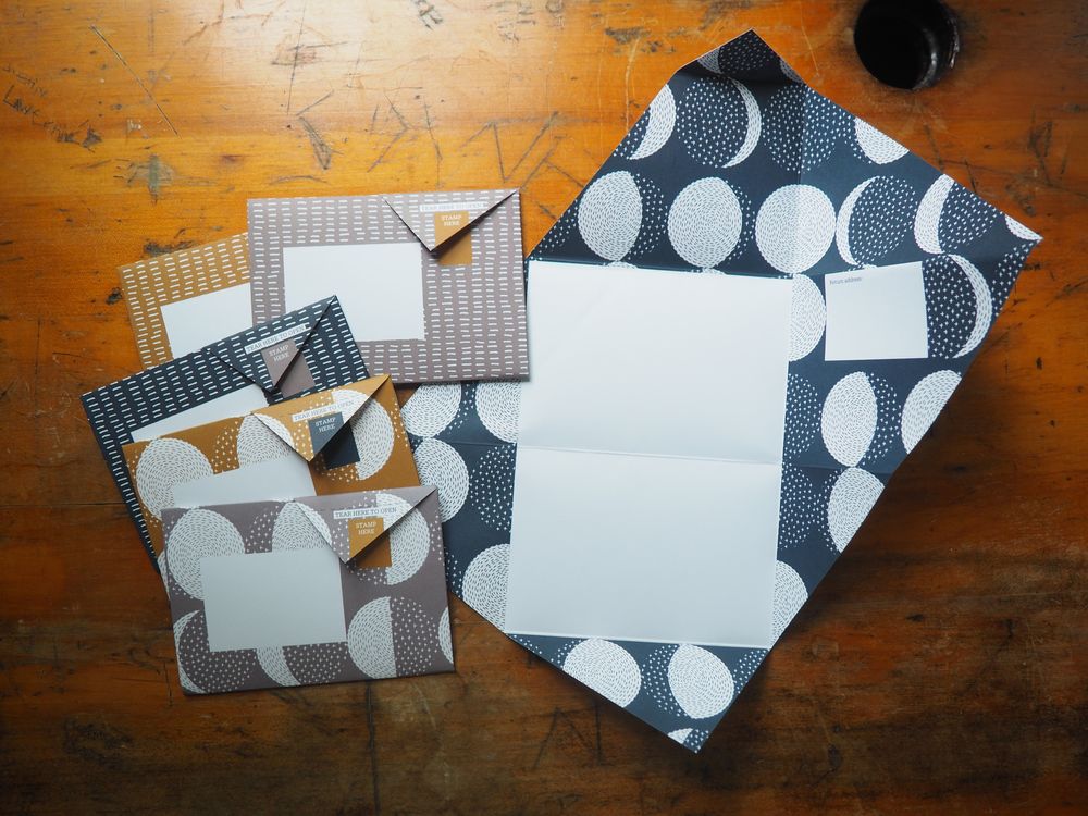 Pigeon - Correspondence Paper - 6 Sheets - Moonlight Pigeons Pack - Image 2