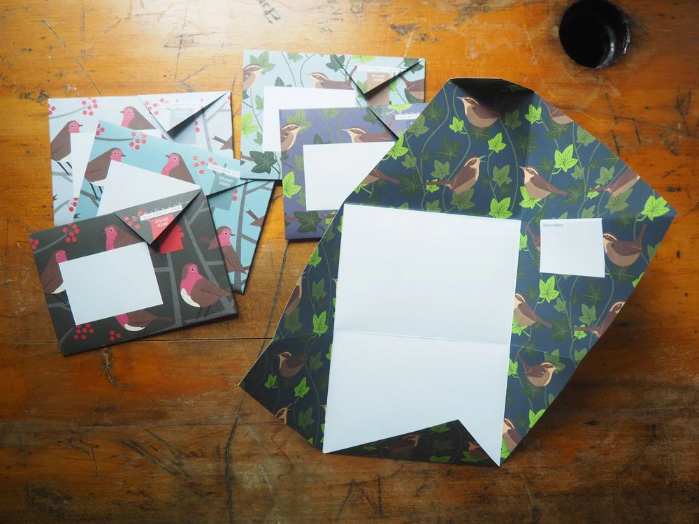 Pigeon - Correspondence Paper - 6 Sheets - Robin and Wren Pigeon Pack - Image 2