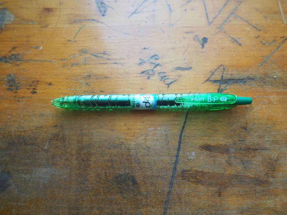 Pilot Bottle 2 Pen (B2P) Rollerball Pen - Green