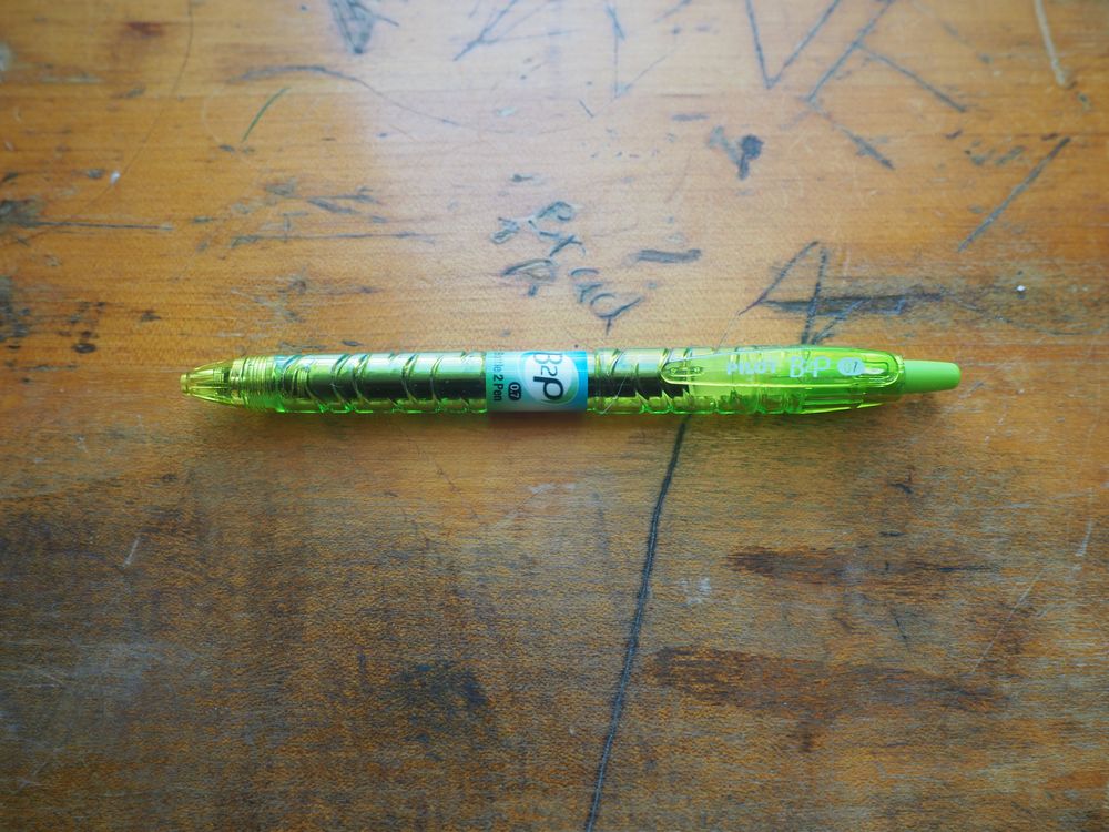 Pilot Bottle 2 Pen (B2P) Rollerball Pen - Lime