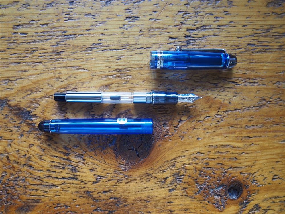 Pilot Custom 74 Fountain Pen - Blue - Image 2