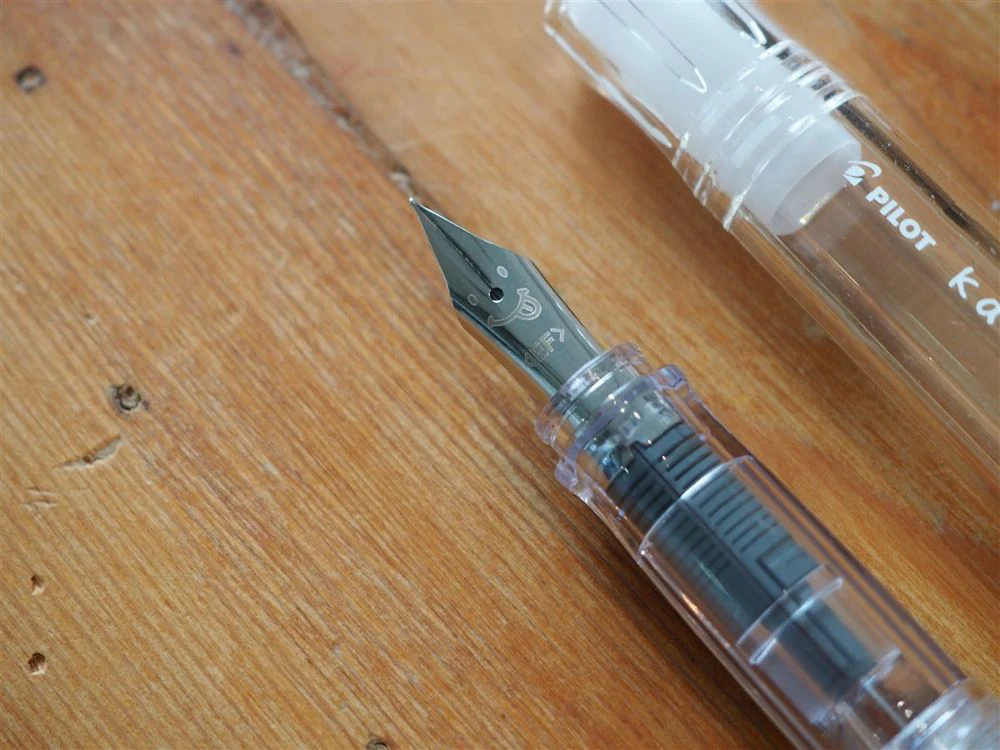 Pilot Fountain Pen - Kakuno - Clear Demostrator - Image 2