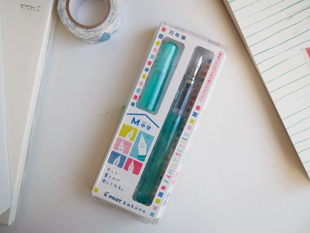 Pilot Fountain Pen - Kakuno Family Edition - Boy Aqua - Image 2
