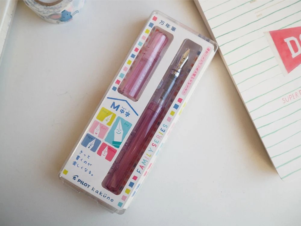 Pilot Fountain Pen - Kakuno Family Edition - Girl Pink - Image 2