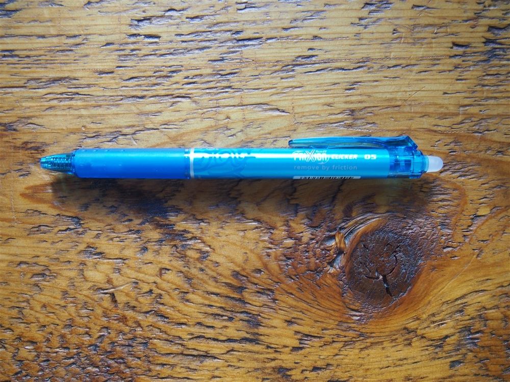 Pilot FriXion Erasable Retractable Gel Pen - Light Blue
