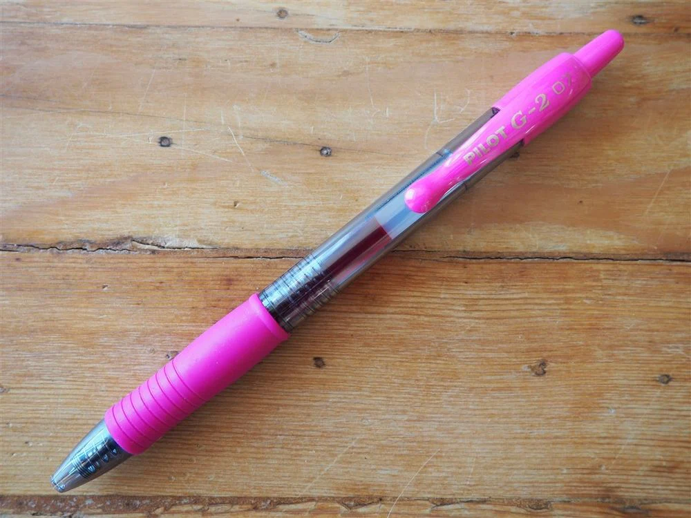 Pilot G-2 Gel Pen - 0.7mm - Pink - Image 2