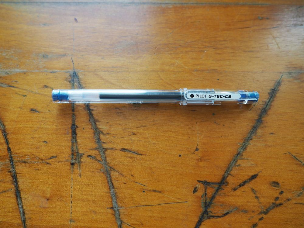 Pilot G-Tec-C (Hi-Tec-C) Gel Pen - 0.3mm - Blue