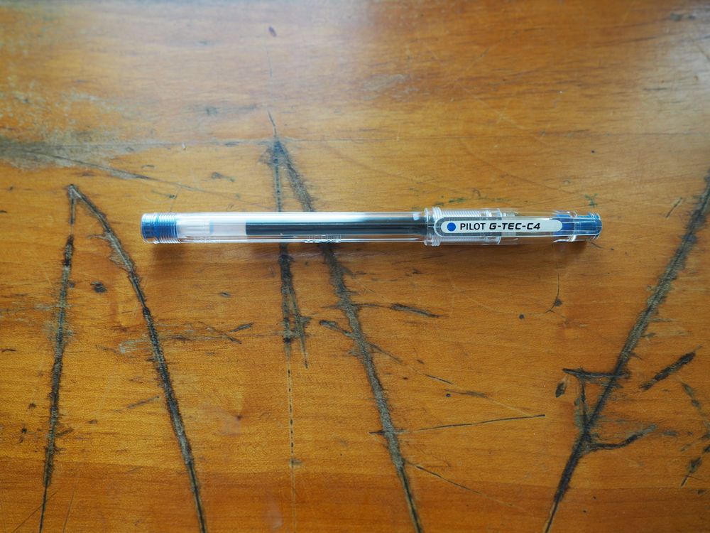 Pilot G-Tec-C (Hi-Tec-C) Gel Pen - 0.4mm - Blue