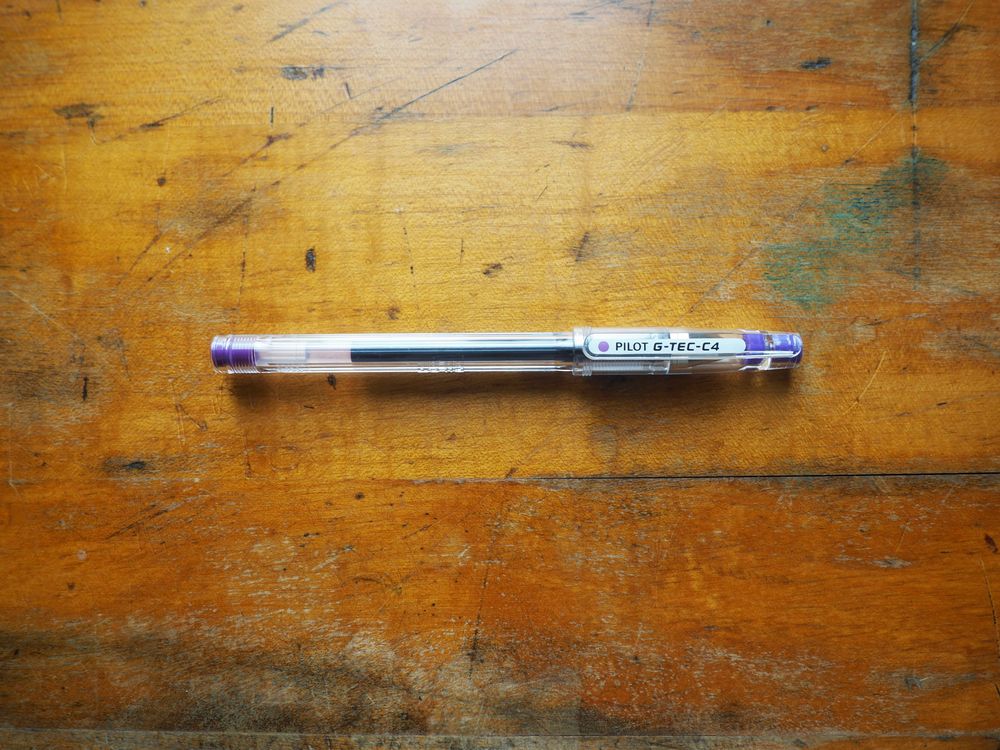Pilot G-Tec-C (Hi-Tec-C) Gel Pen - 0.4mm - Violet