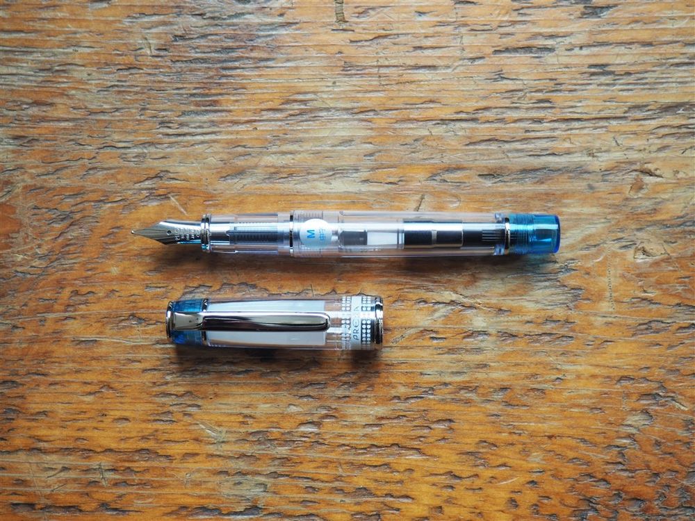 Pilot Prera Fountain Pen - Transparent Light Blue - Image 2
