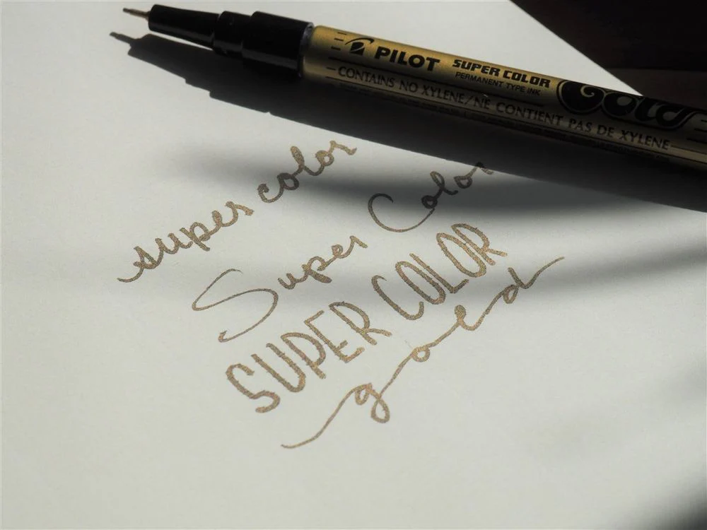 Pilot Super Color Marker - Gold - Image 4