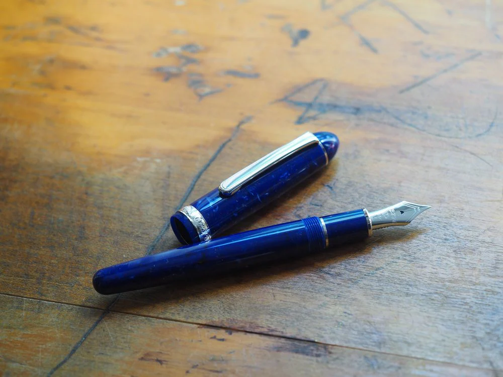 Platinum 3776 Century - Celluloid - Midnight Ocean