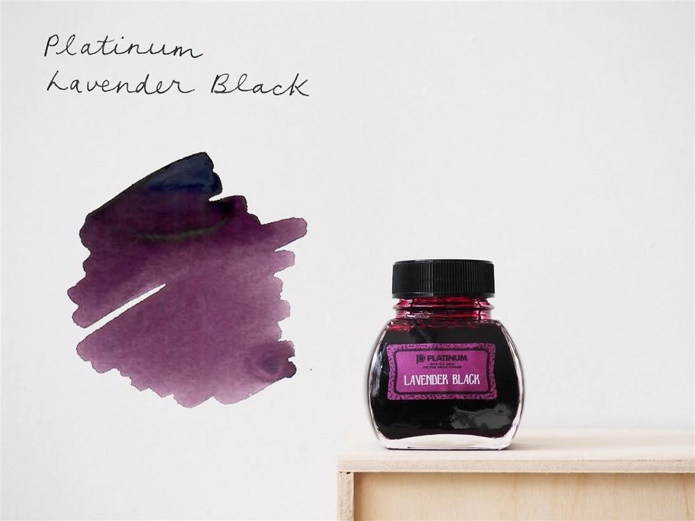 Platinum Classic Iron Gall - Fountain Pen Ink (60mL) - Lavender Black