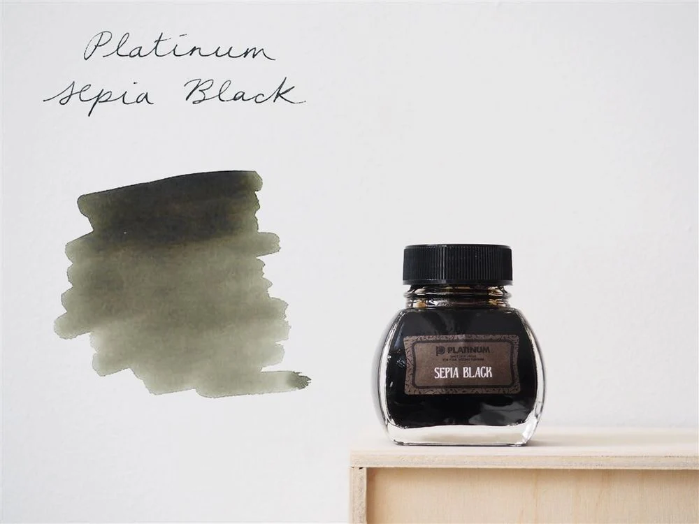 Platinum Classic Iron Gall - Fountain Pen Ink (60mL) - Sepia Black