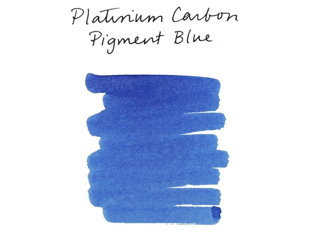 Platinum Fountain Pen Ink (60mL) - Pigment Blue - Image 2