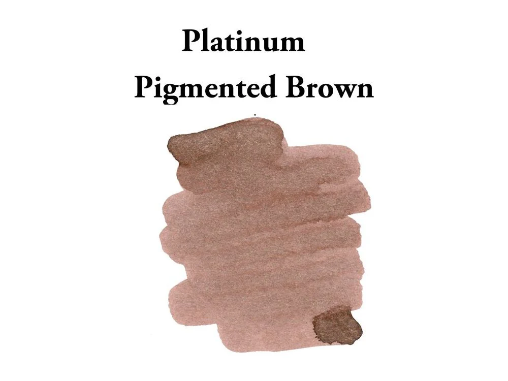 Platinum Fountain Pen Ink (60mL) - Pigment Sepia Brown - Image 2
