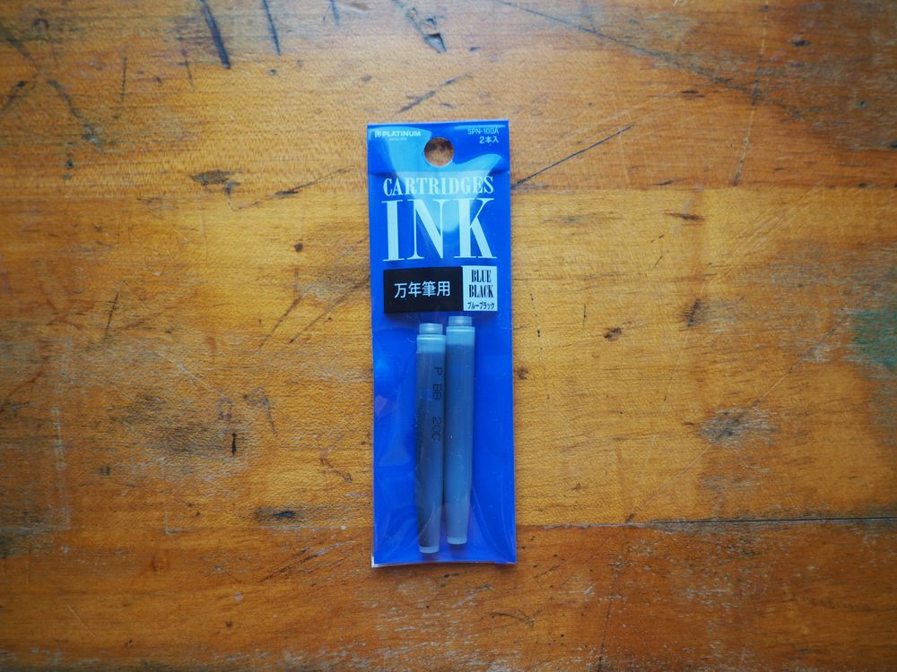 Platinum Ink Cartridges - Blue-Black (Pack of 2)