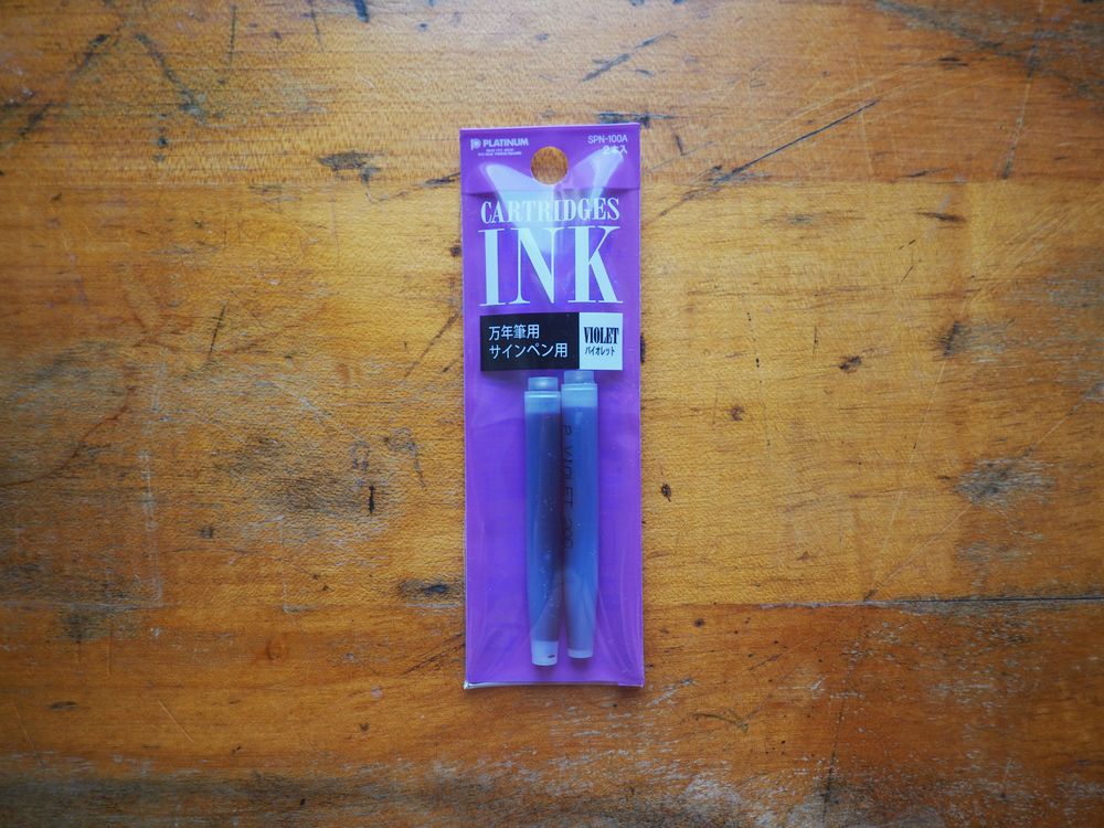 Platinum Ink Cartridges - Violet (Pack of 2)
