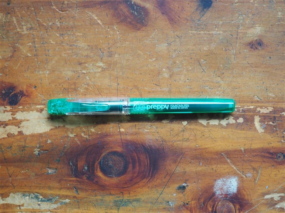 Platinum Preppy Fountain Pen - Green