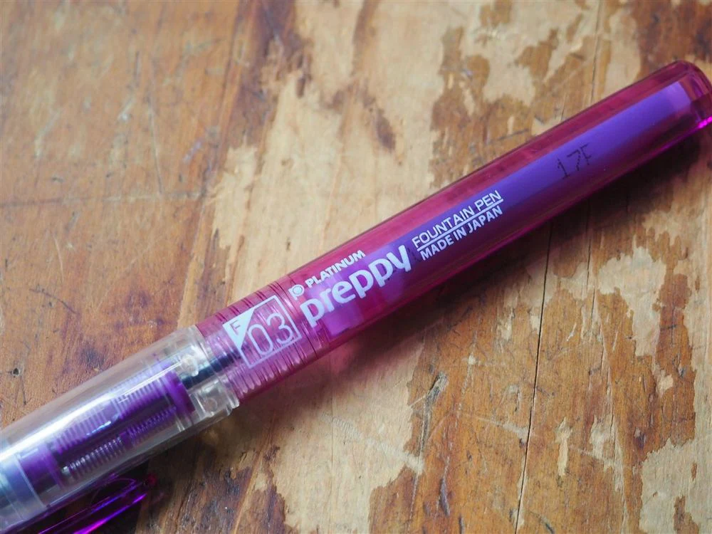 Platinum Preppy Fountain Pen - Purple - Image 4