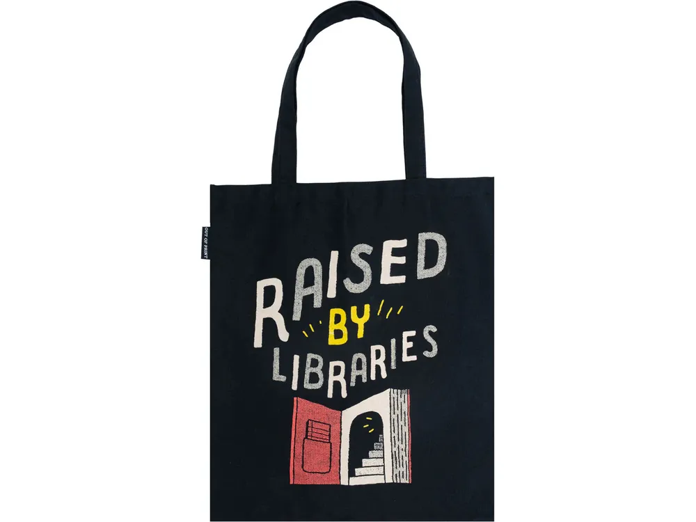 Raised by Libraries Tote Bag
