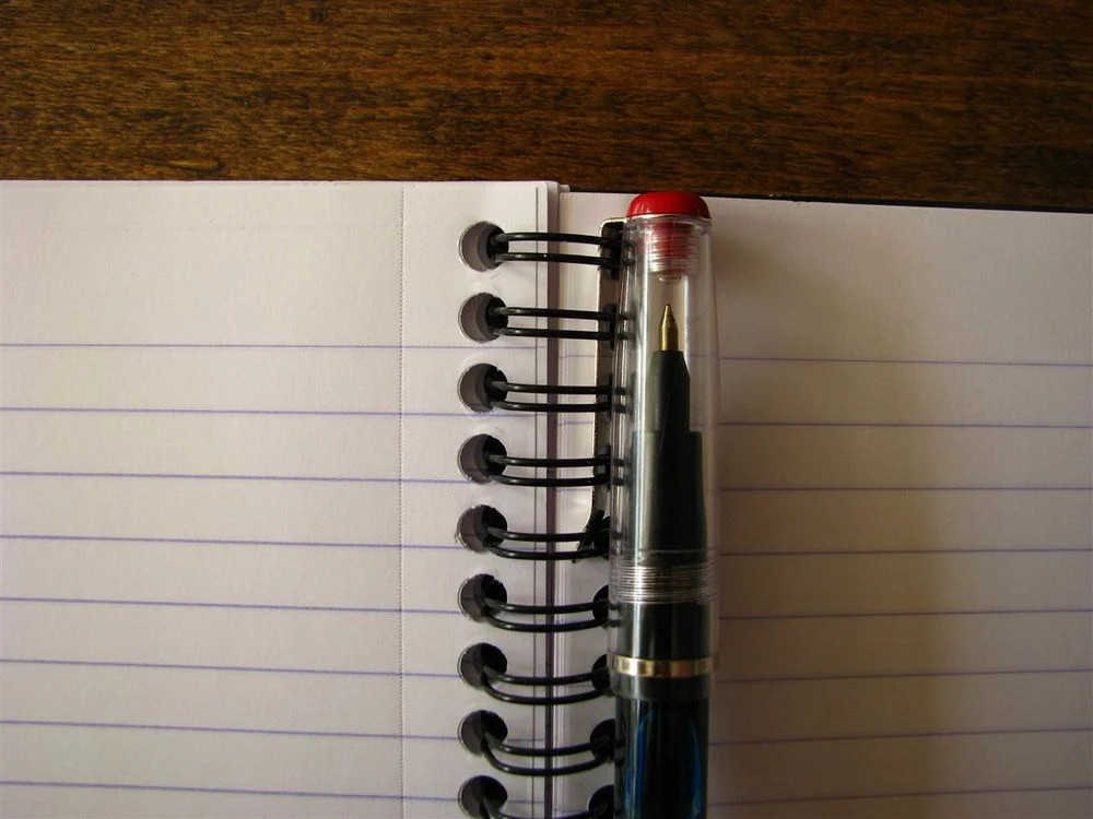 Rhodia - Classic Spiral Bound Notebook - 16x21cm - Black (Lined) - Image 3