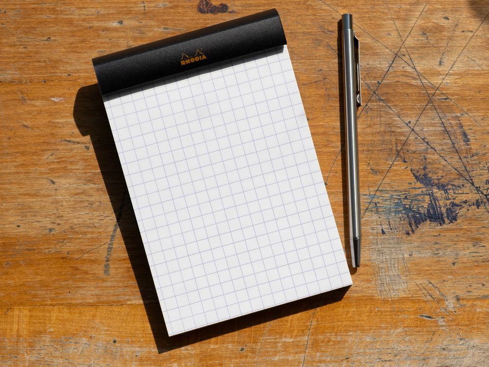 Rhodia - Pad No. 12 - Black (Graph) - Image 2