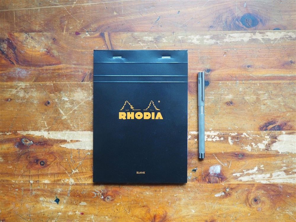 Rhodia - Pad No. 16 - A5 - Black (Blank)