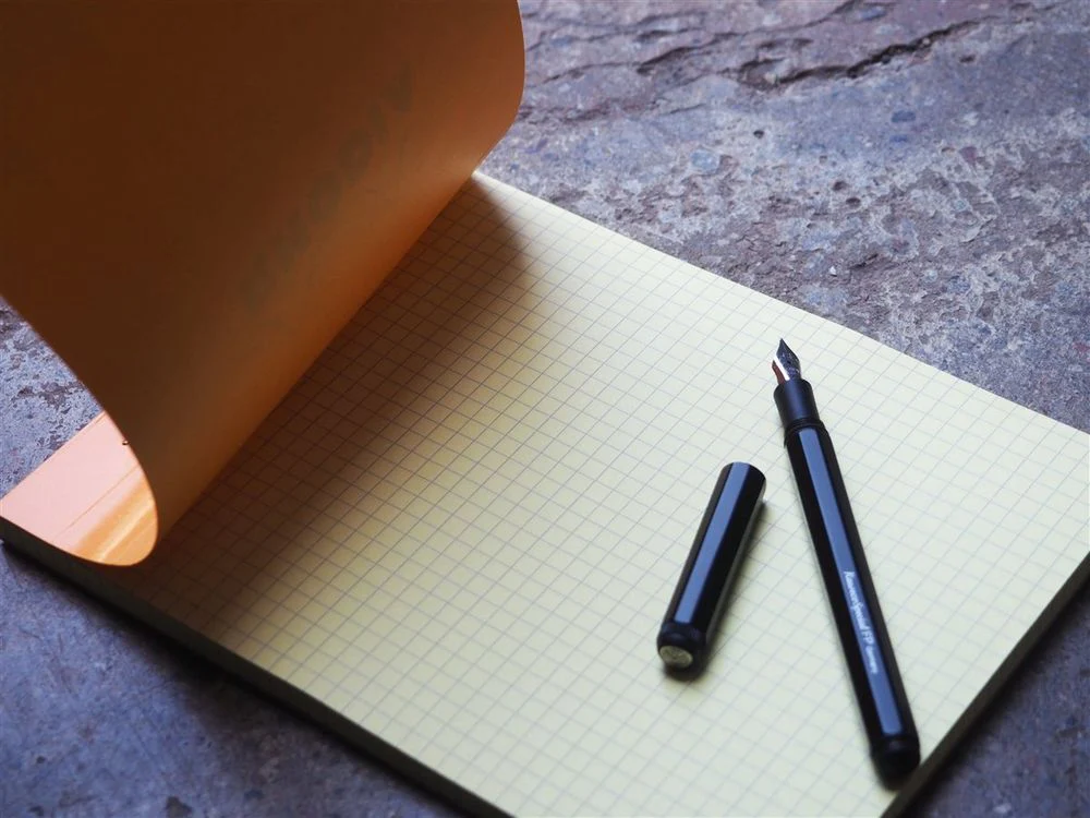 Rhodia - Pad No. 16 - A5 - Orange (Graph Yellow Paper) - Image 2