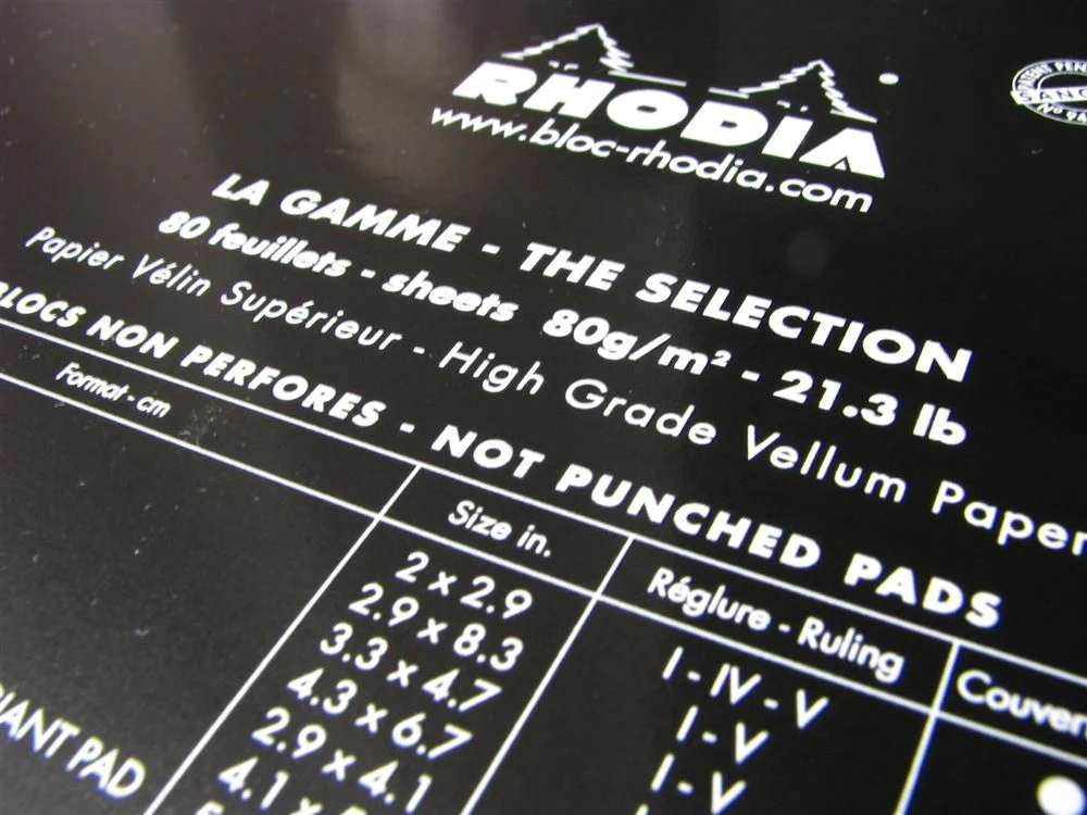 Rhodia - Pad No. 18 - A4 - Black (Dot) - Image 3